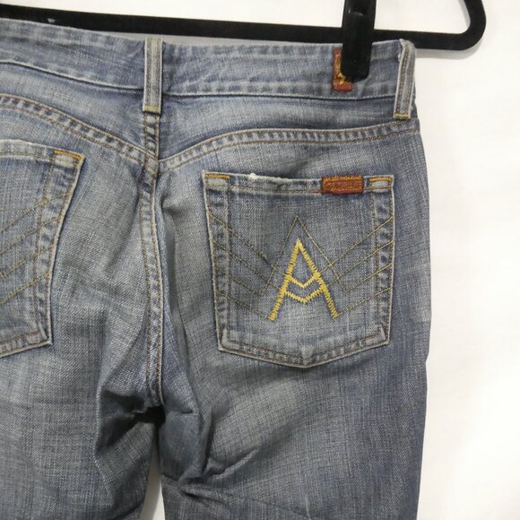 7 FOR ALL MANKIND | size 28 | Classic Bootcut Medium Wash Blue Jeans - Picture 12 of 16